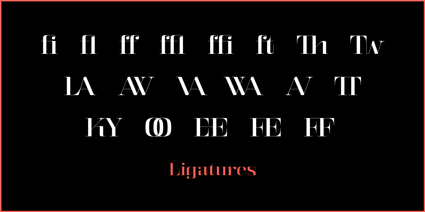 Ejemplo de fuente Kalender Serif #6